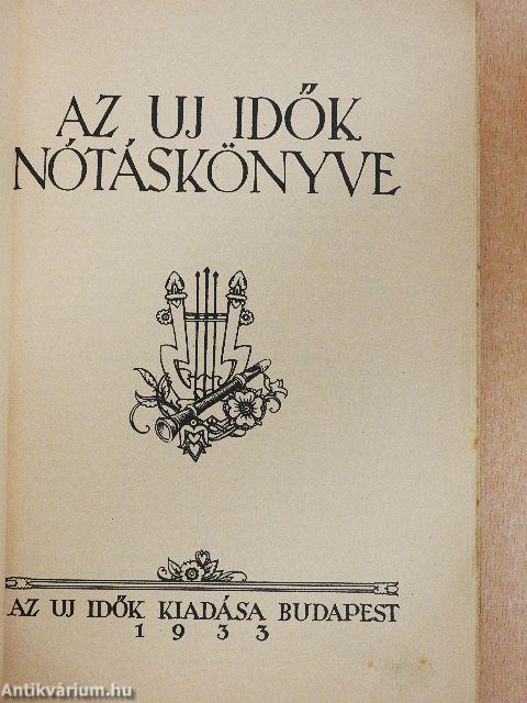 Az Uj Idők Nótáskönyve