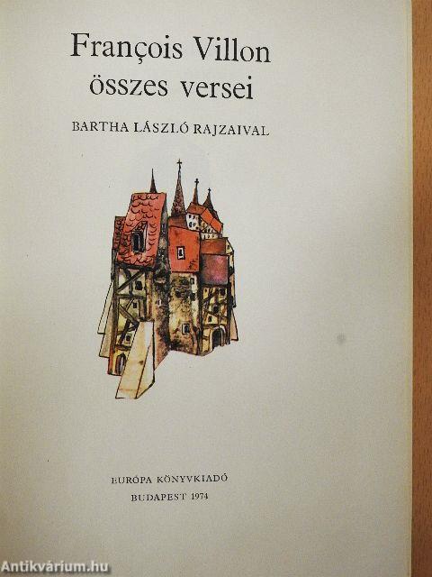 Francois Villon összes versei