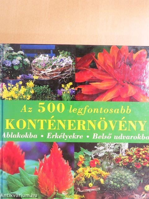 Az 500 legfontosabb konténernövény