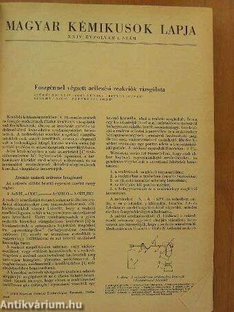 Magyar Kémikusok Lapja 1969. január-december