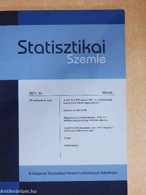Statisztikai Szemle 2011. február