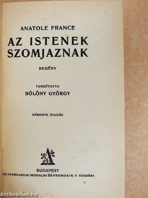 Az istenek szomjaznak