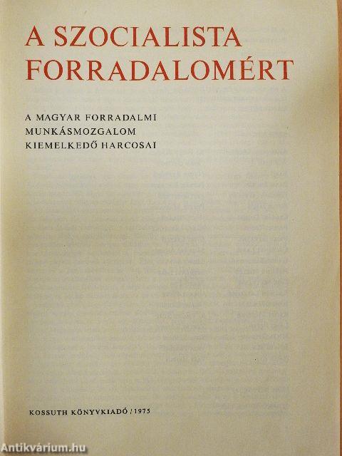 A szocialista forradalomért