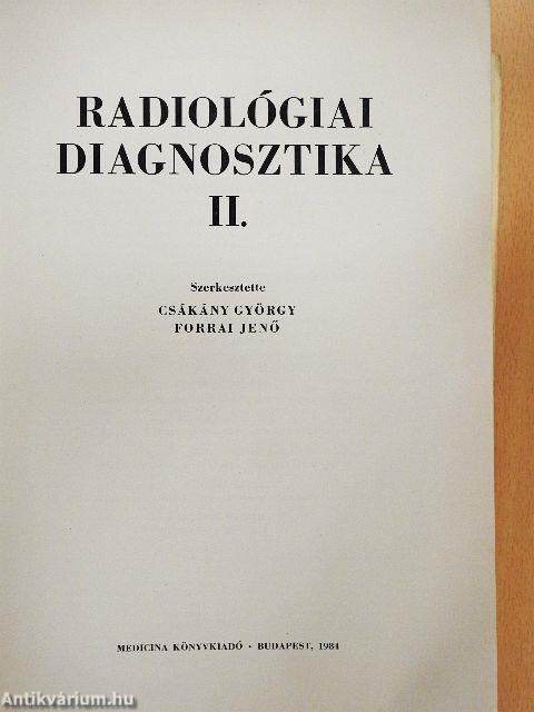 Radiológiai diagnosztika II. (töredék)