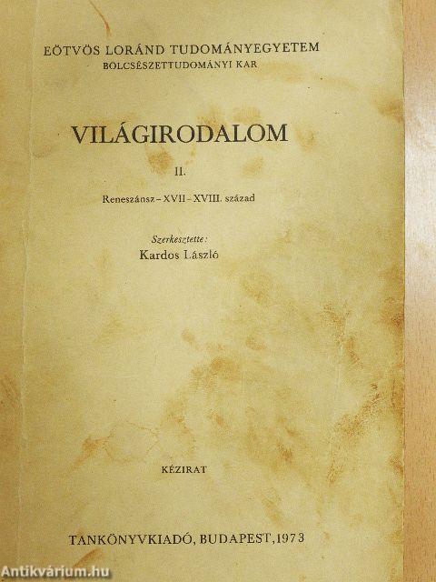 Világirodalom II.