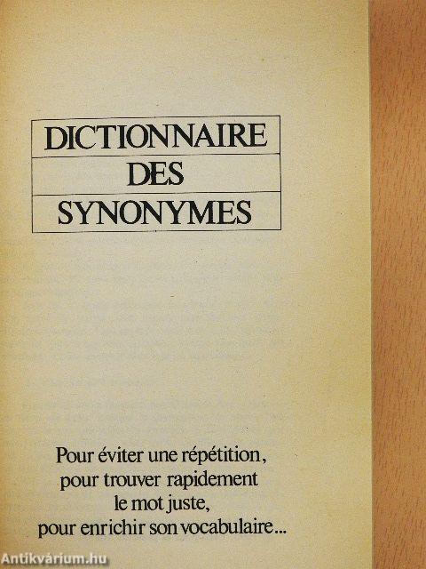 Dictionnaire des Synonymes de la langue francaise