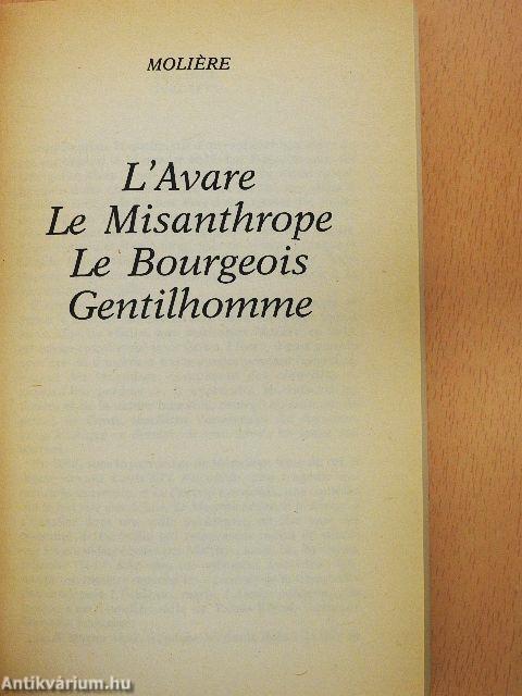 L'Avare/Le Misanthrope/Le Bourgeois Gentilhomme