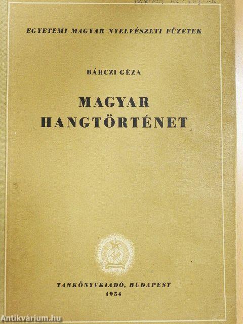 Magyar hangtörténet