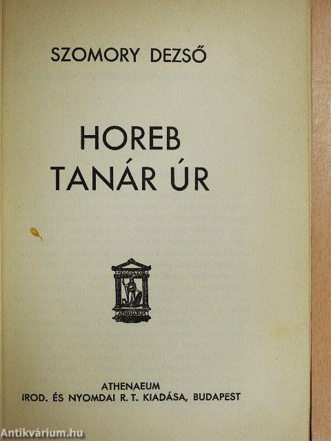 Horeb tanár úr
