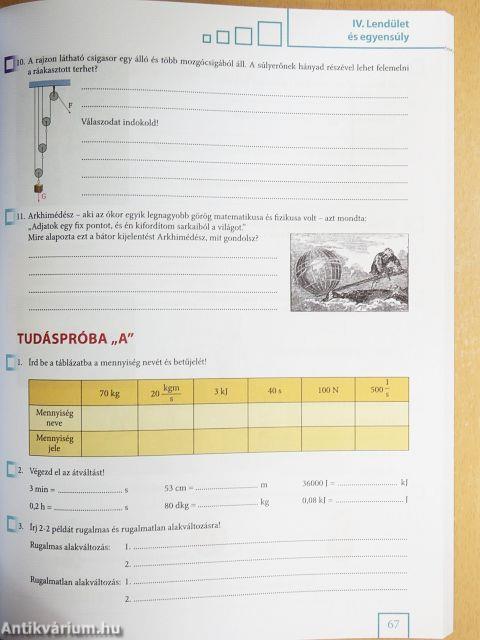 Fizika 7-8. munkafüzet