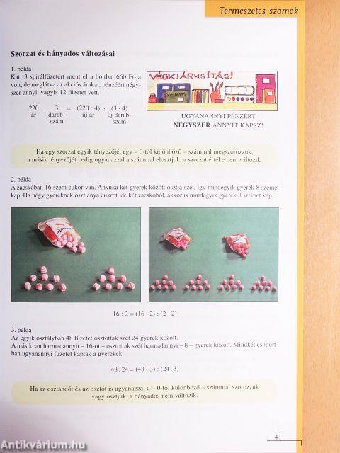 Matematika tankönyv 5. évfolyam - I.