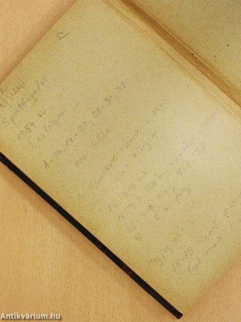 Sportfogadás 1954. (nem teljes évfolyam)