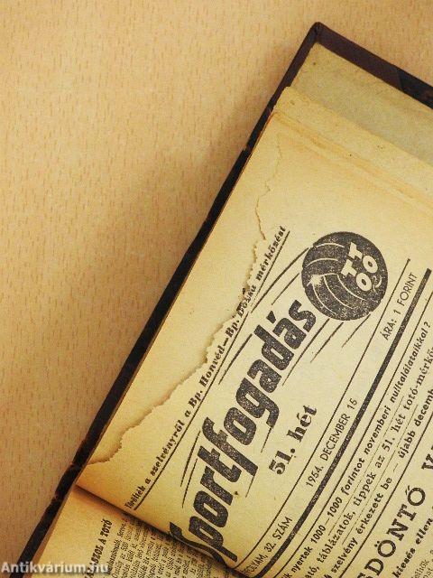 Sportfogadás 1954. (nem teljes évfolyam)