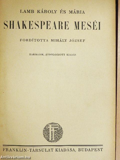 Shakespeare meséi