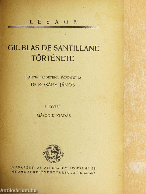 Gil Blas de Santillane története I-II.