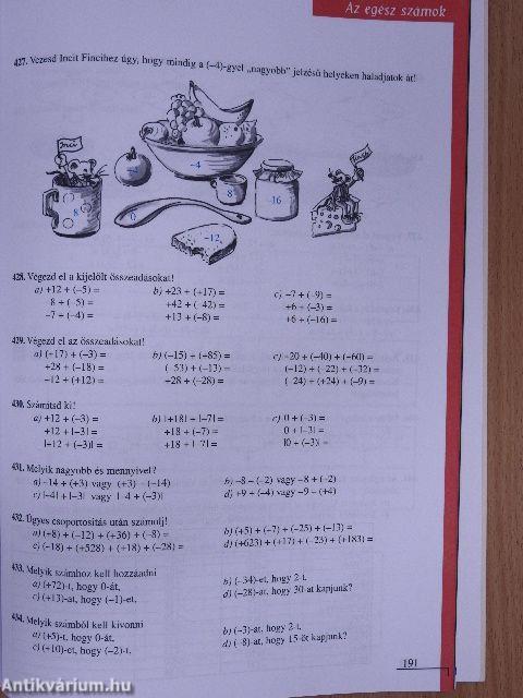 Matematika tankönyv 5. évfolyam - I.