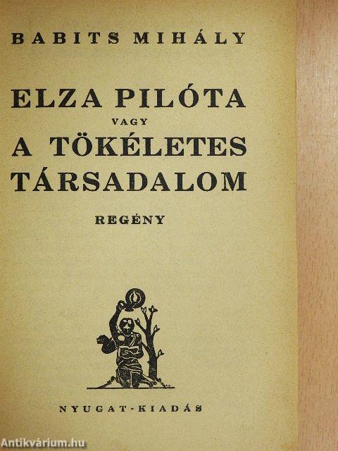 Elza pilóta vagy a tökéletes társadalom