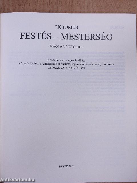 Pictorius festés-mesterség