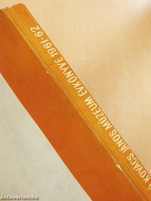 A Szántó Kovács János Múzeum évkönyve 1961-62.