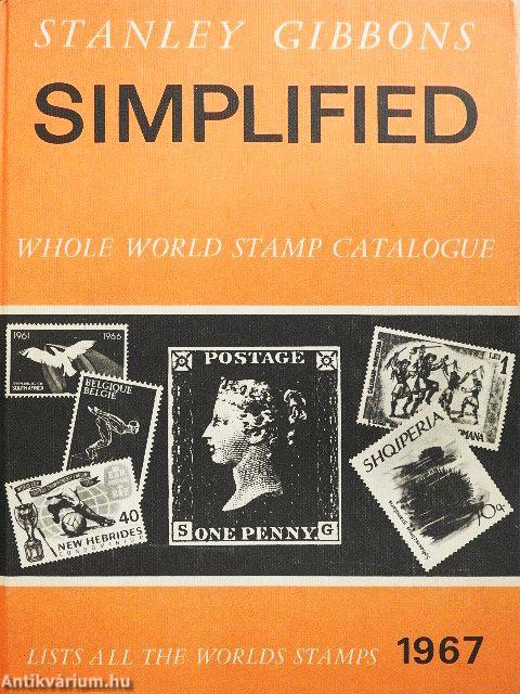 Stanley Gibbons Simplified Whole World Stamp Catalogue 1967