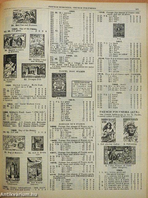 Stanley Gibbons Simplified Whole World Stamp Catalogue 1967