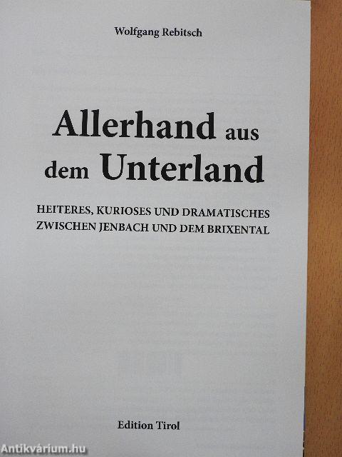 Allerhand aus dem Unterland