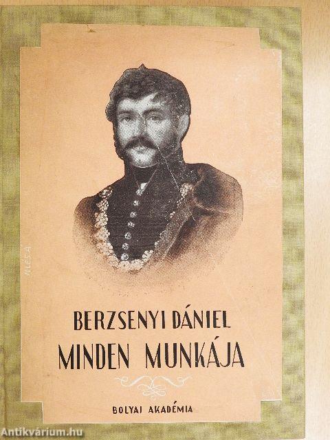 Berzsenyi Dániel minden munkája