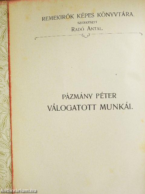 Pázmány Péter válogatott munkái