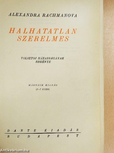 Halhatatlan szerelmes