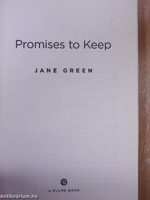 Promises to Keep