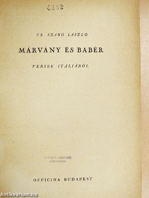 Márvány és babér