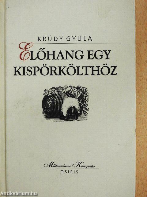 Előhang egy kispörkölthöz