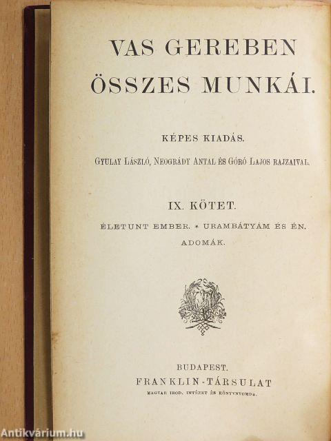 Életunt ember/Urambátyám és én/Adomák