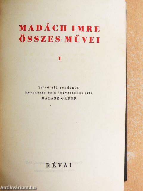 Madách Imre összes művei I-II.