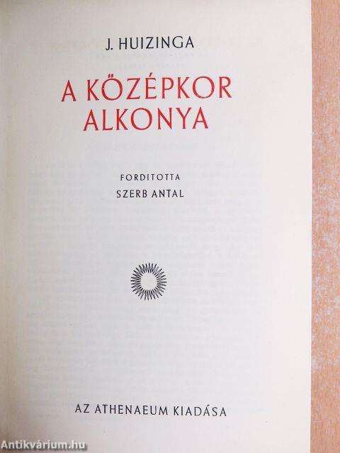 A középkor alkonya