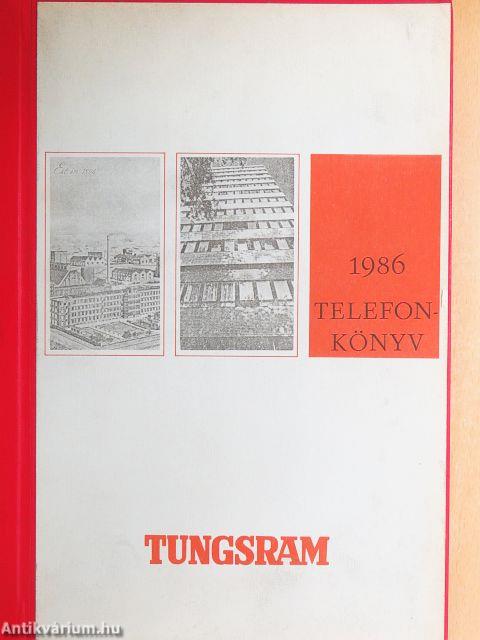 Telefonkönyv 1986