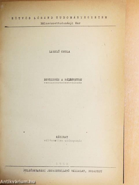 Bevezetés a régészetbe