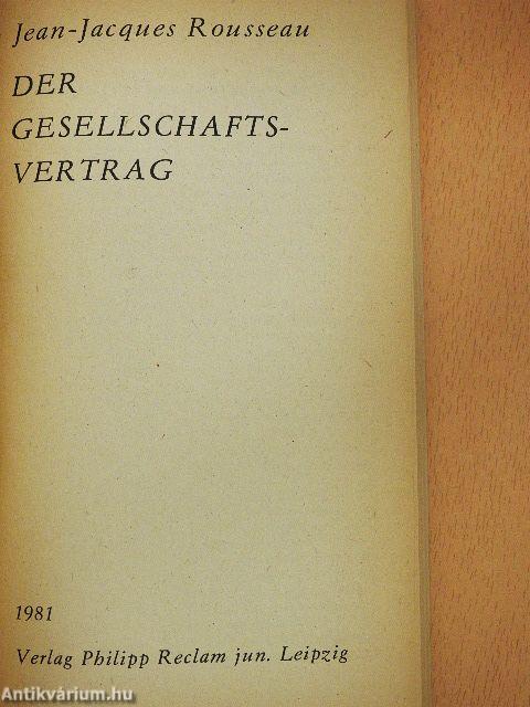 Der Gesellschafts-Vertrag