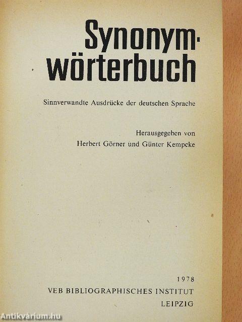 Synonymwörterbuch