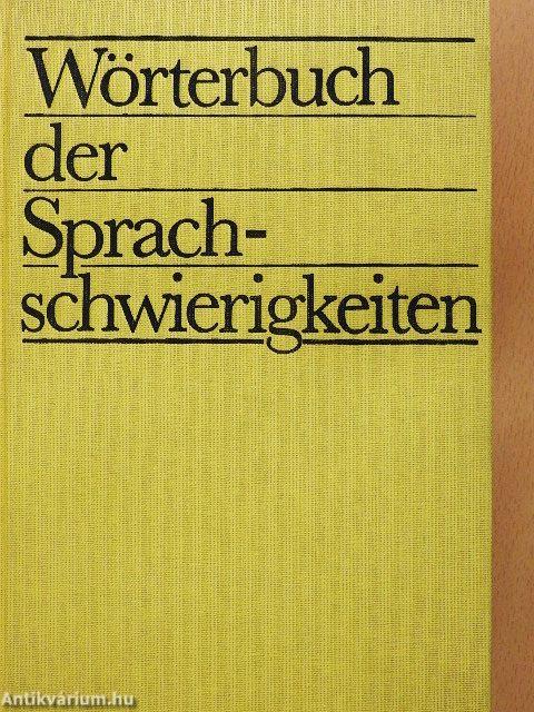 Wörterbuch der Sprachschwierigkeiten