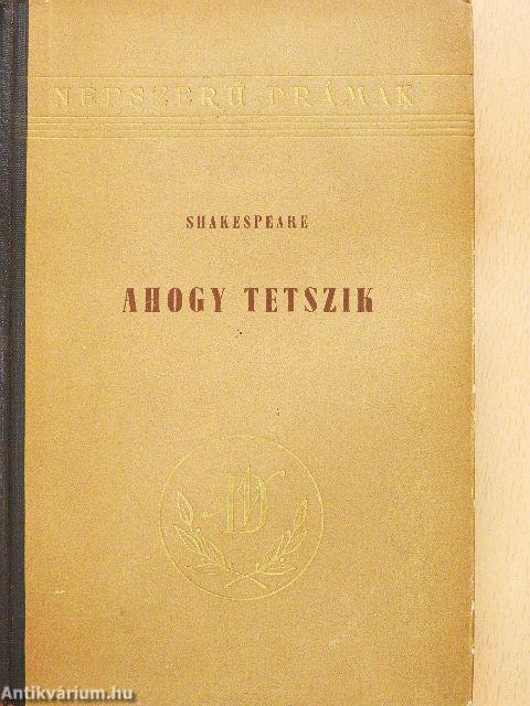 Ahogy tetszik