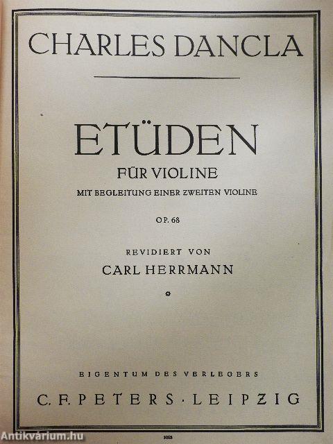 Etüden für Violine