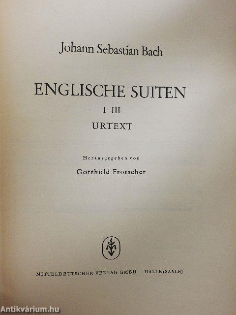 Englische Suiten Nr. 1-3.