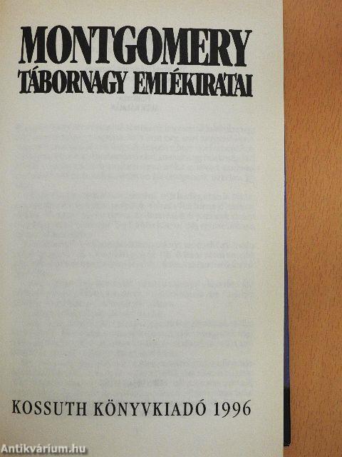 Montgomery tábornagy emlékiratai