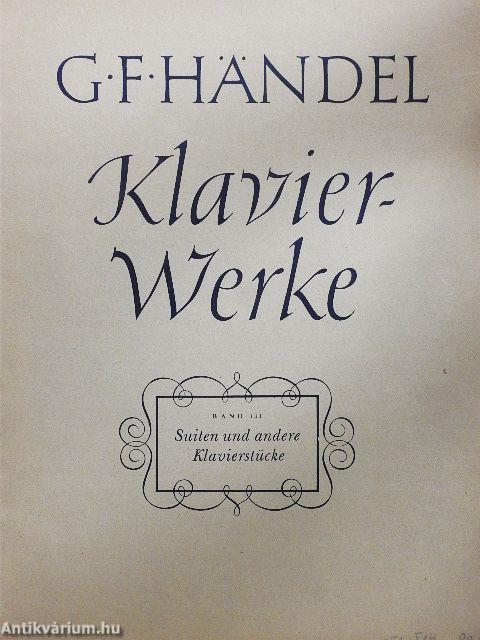 Suiten und andere Klavierstücke