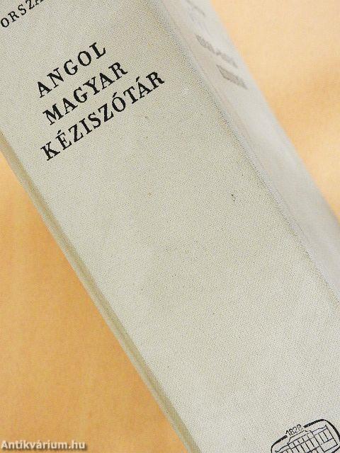 Angol-magyar kéziszótár
