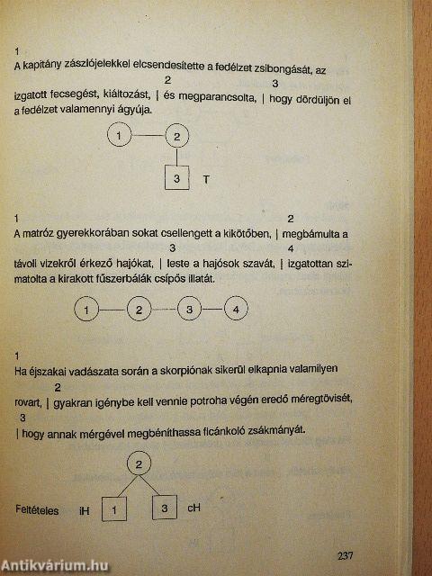 Nyelvtani elemzési gyakorlókönyv 7-8. osztály