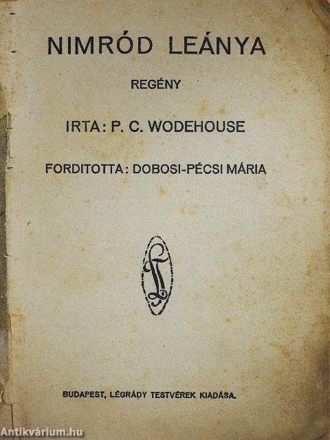 Nimród leánya (rossz állapotú)