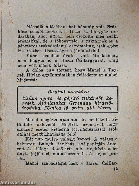 "Egy kereke hiányzik" (rossz állapotú)