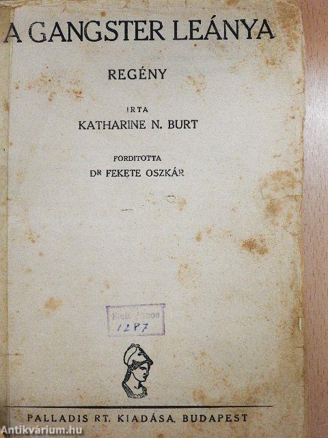 A gangster leánya (rossz állapotú)
